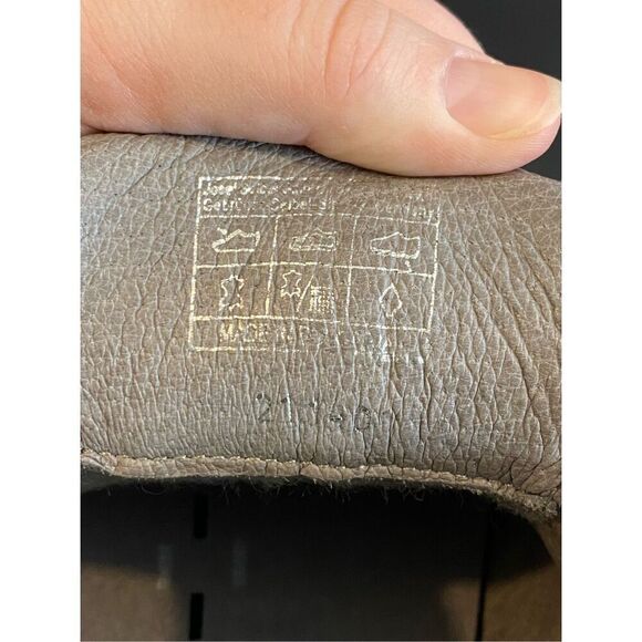 Josef Seibel Maroon Leather Comfort Shoe Men’s SZ 44 - Picture 10 of 12